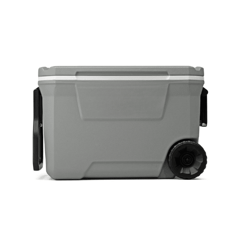 Professional Grade Insulated Hard Sided Rolling Cooler High Capacity Rugged Portable Outdoor Chest