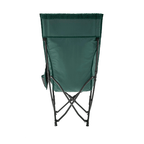 High Back Folding Camping Chair Plush Padded Seat Portable Outdoor Lounge Sturdy Frame