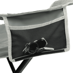 Heavy Duty Oversized Folding Camping Chair Padded Seat Portable Outdoor Support Steel Frame