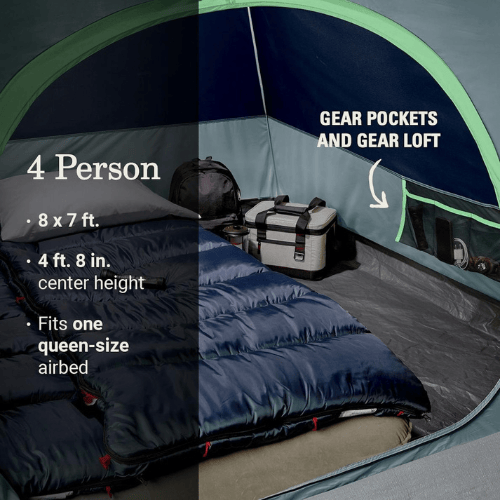 Wildvex Dark Room Technology Six Person Camping Tent Large Family Capacity Outdoor Adventure Shelter