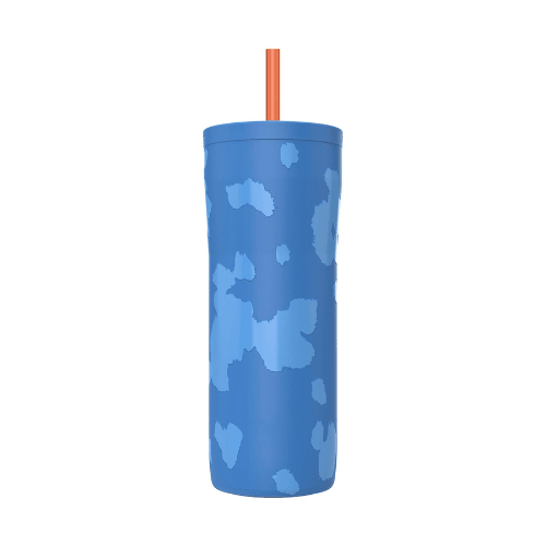 Wildvex Patterned Vacuum Insulated Tumbler Dual Color Options Portable Outdoor Leak Proof Travel Cup