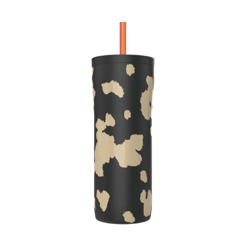 Wildvex Patterned Vacuum Insulated Tumbler Dual Color Options Portable Outdoor Leak Proof Travel Cup