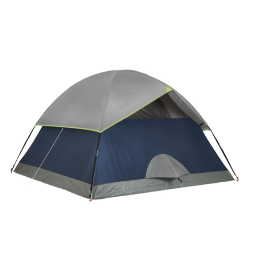 Wildvex Four-Person WeatherShield Dome Tent with Integrated E-Port